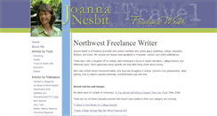 Desktop Screenshot of joannanesbit.com